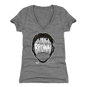 Dyami Brown Women's V-Neck T-Shirt | 500 LEVEL