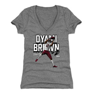 Dyami Brown Women's V-Neck T-Shirt | 500 LEVEL